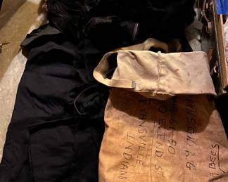 Old Navy Seabees Duffel Bag with Uniform Items and Accessories