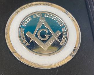 Masonic Medallion Bush Hill Lodge