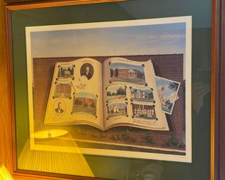 Phil Cristman and Jeremy Grimes "Trinity, N.C." Print