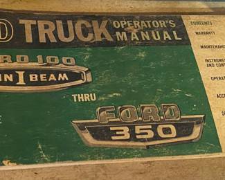 Old Ford Truck Operator's Manual