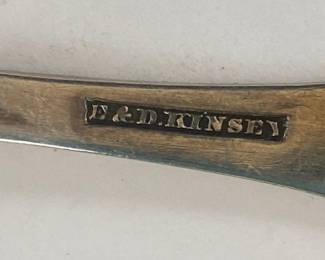 Four Kinsey Coin Silver Spoons