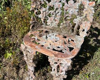 Cast iron chair
