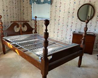 Antique full size bedframe