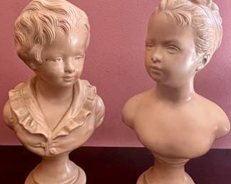Alexander Backer boy and girl busts
