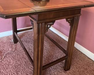 Drop leaf side table
