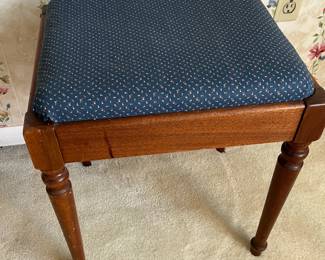 Vintage vanity stool