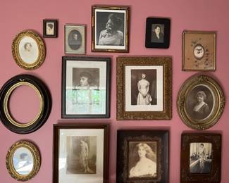 Antique framed photographs