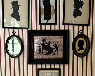 Antique silhouette art 