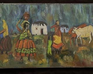 9x22 framed, unsigned.