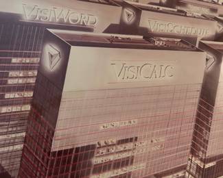 Gary Meyer, Futuristic City, print on photographic paper, 27 x 22 framed.