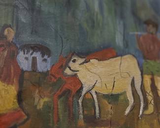 9x22 framed, unsigned.