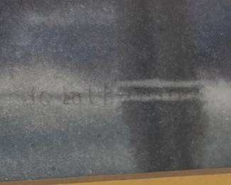 Jo Lathwood (1902-1987), Girl pouring water, 26 x 19 framed, signed. #18