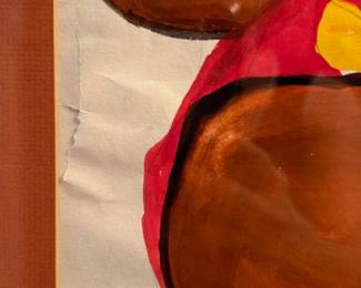 Jo Lathwood (1902-1987), Pacific Islander Woman, , 27 x 22 framed, signed. #8