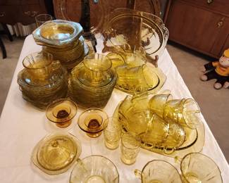 Entire set of depression ware, get rid of the paper plates for the holidays