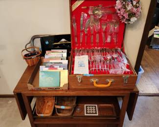 Mid century modern cart