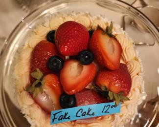Vintage fake cake