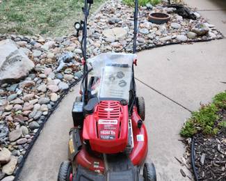 Troy built lawnmower