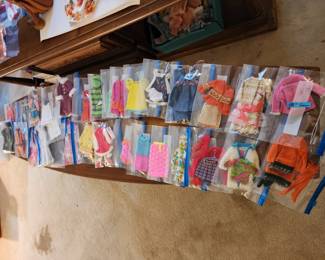 Barbie clothes all with Barbie tags