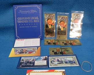 Lot 113. Donald J. Trump collectibles