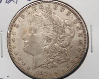 Lot 313. 1921 D Morgan Silver Dollar