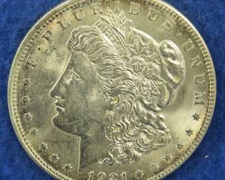 Lot 270. 1921 P Morgan Silver Dollar