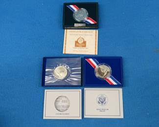 Lot 285. Three collectible coins