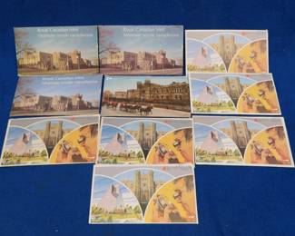 Lot 276. Ten yearly Canada uncirculated coin sets 1975 through 1984