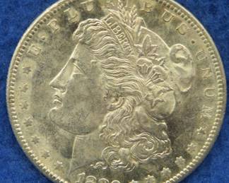 Lot 306. 1880 S Morgan Silver Dollar