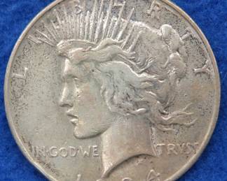 Lot 193. 1934 D Peace Silver Dollar