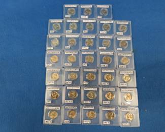 Lot 201. 47 Vintage Transit Tokens.