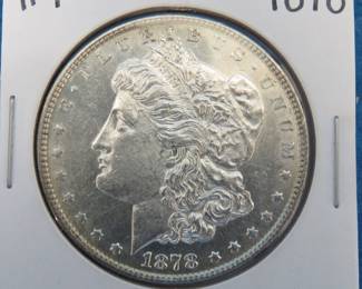 Lot 251. 1878 Morgan Silver Dollar