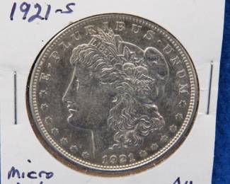 Lot 247. 1921 S Morgan Silver Dollar