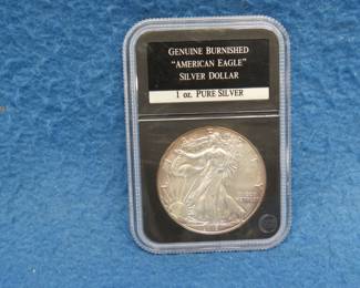 Lot 92. 2015 Silver Eagle slabbed by PCS