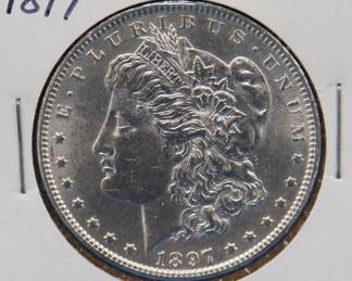 Lot 239. 1897 Morgan Silver Dollar