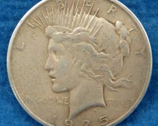 Lot 191. 1925 P Peace Silver Dollar