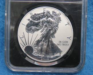 Lot 9. San Francisco Eagle Set 2012 S Eagle Reverse PF Graded PF 69 by NCG