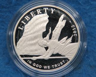 Lot 94. 2012 Star-Spangled Banner proof 90% Silver Dollar with CA and presentation box