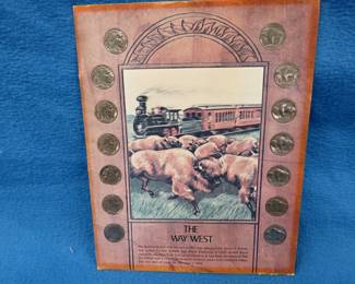 Lot 131. "The Way West" Collection of 14 Buffalo Nickels