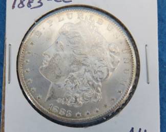 Lot 208. 1883 CC Morgan Silver Dollar