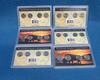 Lot 60. Six mixed date Westward Journey Nickel Series sets