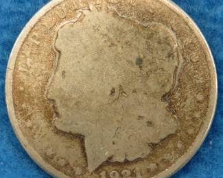 Lot 289. 1921 P Morgan Silver Dollar