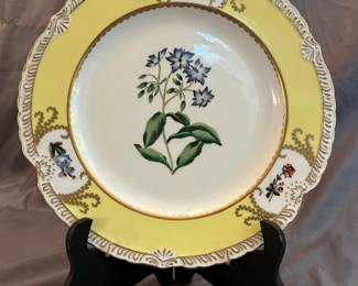 Chelsea House Blue Flower Hanging Plate