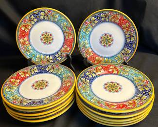 Deruta, Italian Plate Set