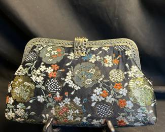 Vintage Patterned Clutch