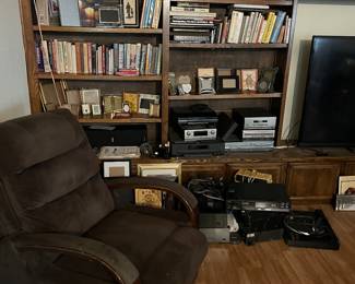Books and Electronics, Electric recliner.