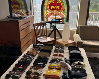 Sunglasses, Mid-century Dresser, TV.