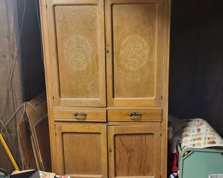 ANTIQUE KITCHEN CABINET