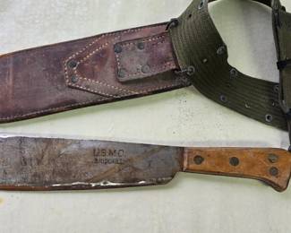 WW2 USMC BOWIE KNIFE 