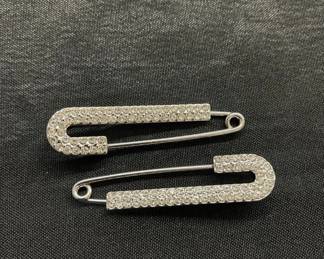 Lot # : 377v - Rhinestone brooches
