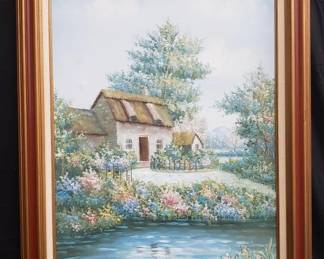 Lot # : 139 - Framed oil painting on canvas
